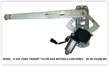 CAM MEKANIZMASI MOTORLU ON SAG TRANSIT T15