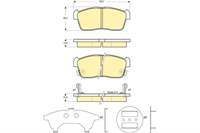 Balata Fren On-(Daıhatsu: Sırıon 05>10 / Yrv 03->>)