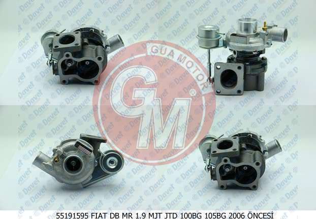 Turbo Sarj Doblo - Marea 1.9 Mjt Jtd 100/105 Bg <- 06