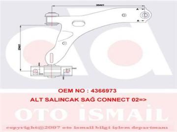 SALINCAK SAĞ TRANSIT-TOURNEO CONNECT 1.8 16V-1.8DI-1.8TDCI 02=>