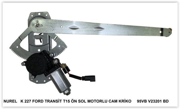 CAM MEKANIZMASI MOTORLU ON SOL TRANSIT T15