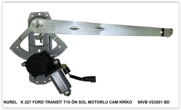 CAM MEKANIZMASI MOTORLU ON SOL TRANSIT T15