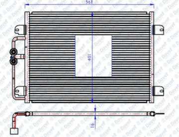 Klıma Radyatoru (Kondanser) Megane I 1.4 16V 98>03