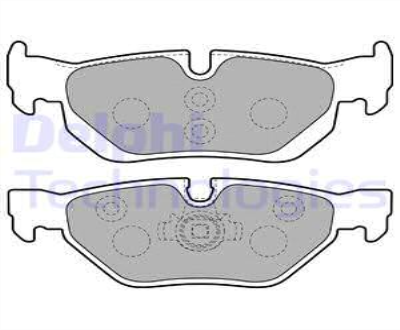 Fren Balatası Arka (Bmw: 1Serı E81-E87-E82-E88 3Serı E90-E91- X1 E84)