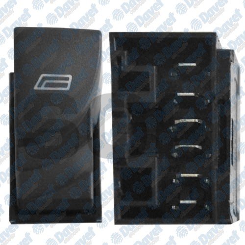 Cam Kaldırma Anahtarı Ducato Iı Sol Ic 6Pın Sıyah -Teklı ####