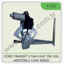 ÖN CAM KRIKOSU SOL  (MOTORLU)TRANSIT 01> V-184 / V-347-V348
