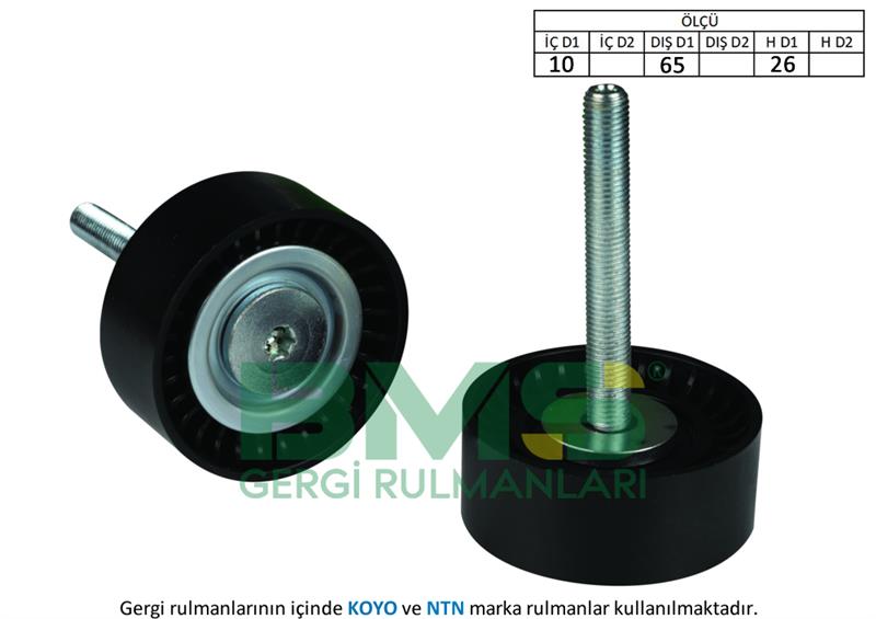 ALTERNATÖR GERGİ RULMANI DOBLO-FIORINO-LINEA-NEMO-BIPPER-COMBO 1.3 DMultijet 10=>
