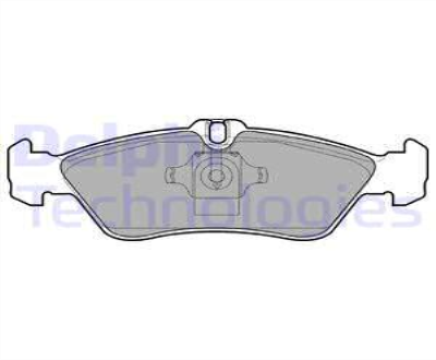 Arka Fren Balatası-0Wc Kulaklı-  (Vw Lt 97-07  Mercedes Sprınter 95-06)