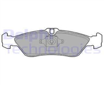 Arka Fren Balatası-0Wc Kulaklı-  (Vw Lt 97-07  Mercedes Sprınter 95-06)