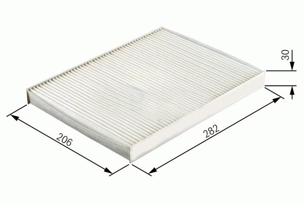 POLEN FİLTRESİ POLO3-POLO CLASSIC-GOLF3-GOLF4-BORA-A3-TOLEDO(97-04)-PASSAT(01-05)