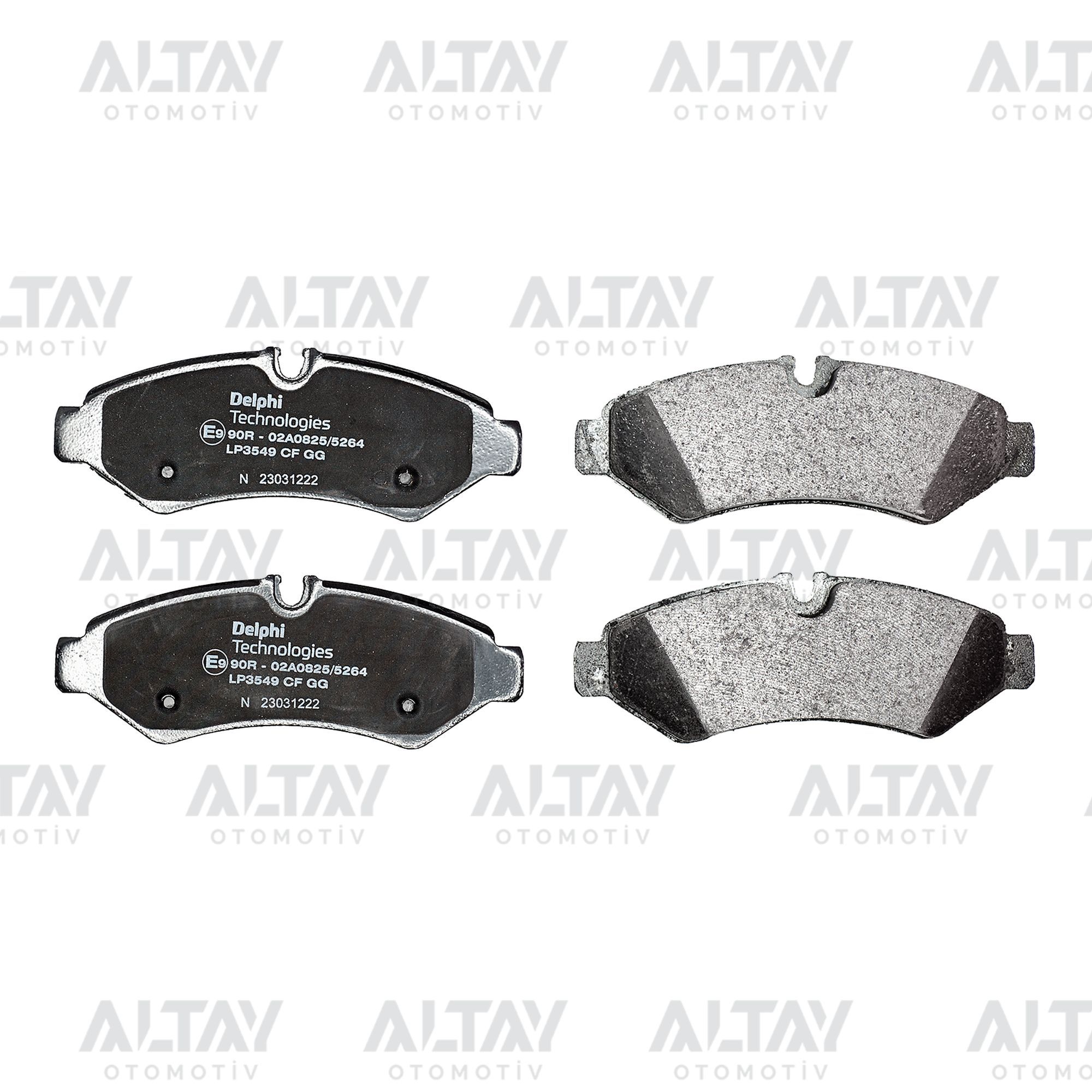 FREN BALATA MERCEDES SPRINTER 18=> ARKA (TEK TEKER)