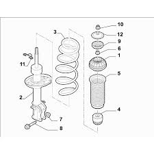 Ön Amortisör Sol Fıat Egea 15=>