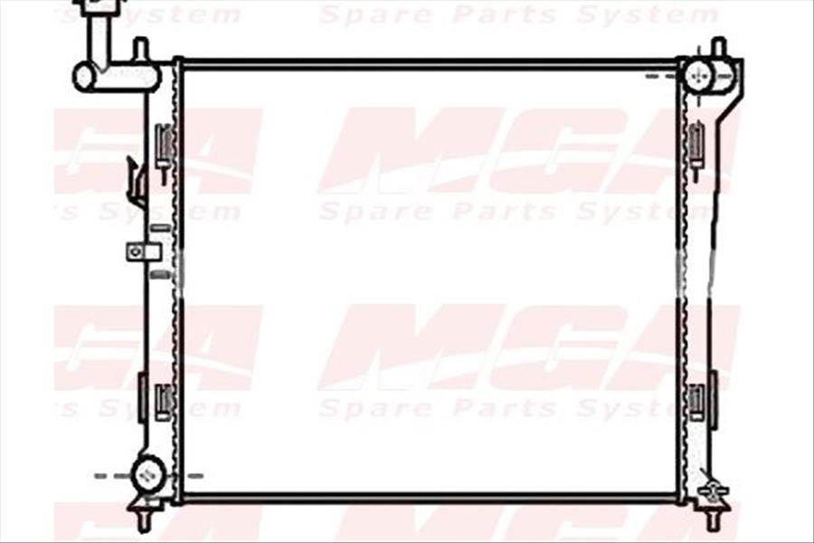 SU RADYATORU-(MAN.-BRAZİNG)-(HYUNDAI: I30 08>11 1.4-1.6-2.0 BENZINLI / ELANTRA 06>11 1.6-2.0 / KIA: CEED 07>11 1.4-1.6-2.0 M/T )