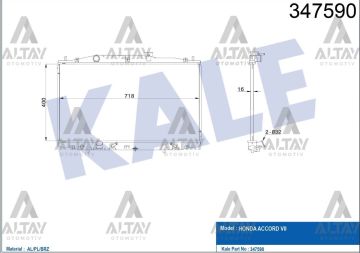 RADYATÖR SU ALBEA 03-12 / PALIO 03-12 / 1.2 M-T MEKANİK