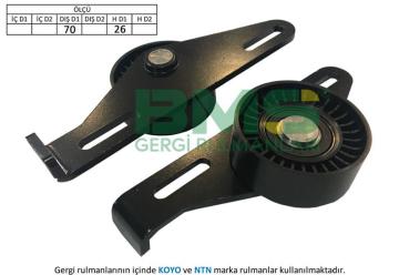 ALTERNATOR GERGI RULMANI CLIO MEGANE 1.4 / 1.6 16V LAGUNA 1.6 16V