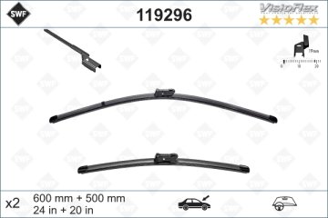 SILECEK FLAT BLADE X2 600+500MM AUDI A5   ####