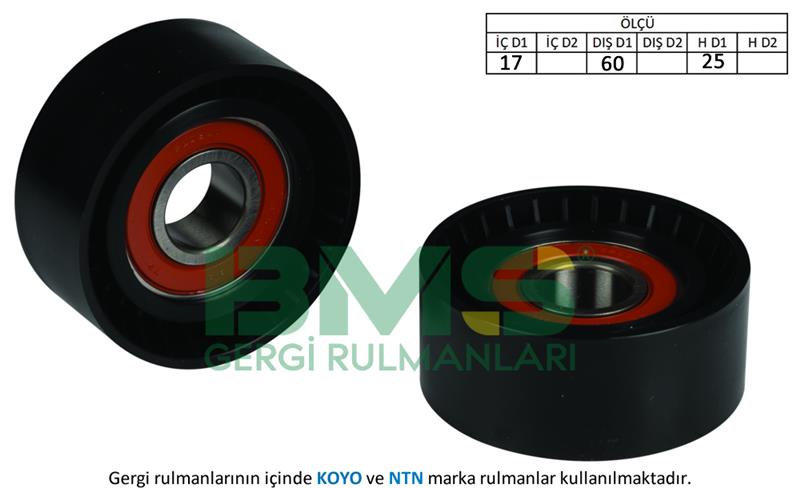 ALTERNATÖR GERGİ RULMANI CLIO II-KNG 1.6-1.4 16V LGN I-II 1.6 16V-MASTER-TRAFFIC-MOVANO-VIVARO1.9DCI