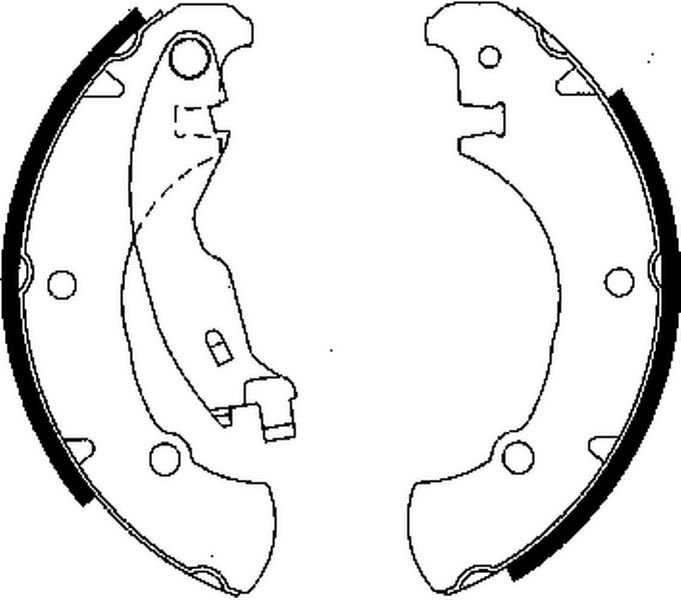 Arka Pabuçlu Balata Yapıştırma Marea 1.2 16V-1.4 12V-1.6 16V-1.8 16V-1.9Jtd-1.9Td-2.0 20V-2.4Jtd