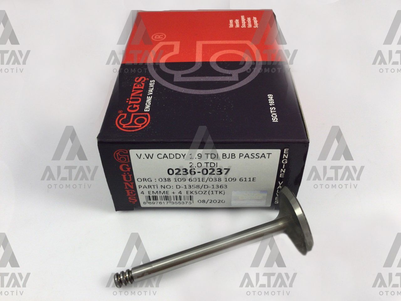 SUPAP TAKIM CADDY / PASSAT (BJB-BLS) 1.9 TDI 04-09 8V