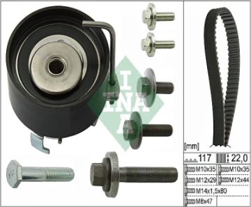 EKSANTRIK RULMAN KITI (TRIGER SETI) FOCUS II I 03>11 C MAX 04>11 FIESTA V 01>13 FUSION 01>12 1.4 16V / 1.6 16V ZETEC S PFI MONDEO IV 07>14 B MAX 12 /> FOCUS III 11 /> FIESTA VI 13 /> 1.6 DURATEC 16V TI VCT 115 / 120PS VOLVO C30 (53