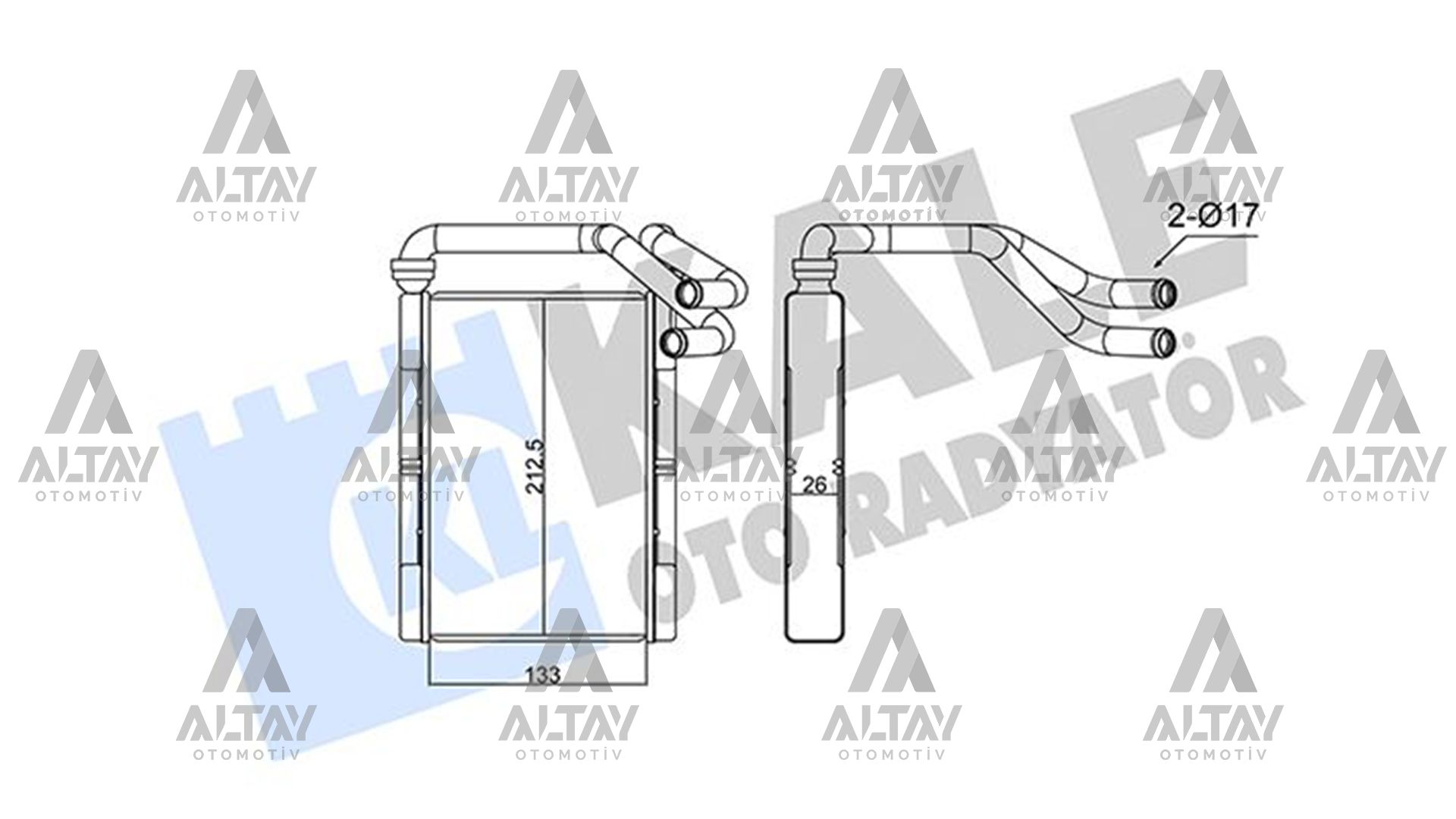 RADYATÖR KALORİFER YARIS 99-05 / VERSO BRAZING