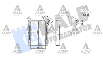 RADYATÖR KALORİFER YARIS 99-05 / VERSO BRAZING