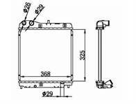 SU RADYATORU  BRAZING HONDA JAZZ 02-08 M/T (KÜÇÜK TİP)