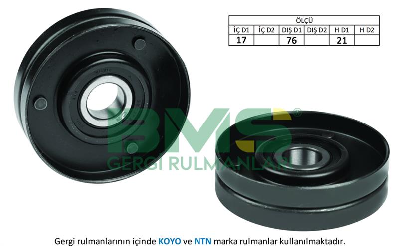 ALTERNATÖR GERGİ RULMANI A4 1.6-1.8-1.8 T A6 1.8-1.8 T