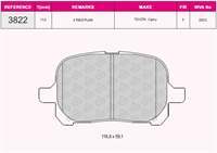 FREN BALATASI TOYOTA CAMRY 3.0 V6 24V 96>01