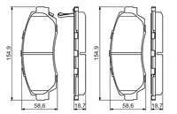 Balata Fren On-(Honda: Crv 07>12 ''Dızel''  )