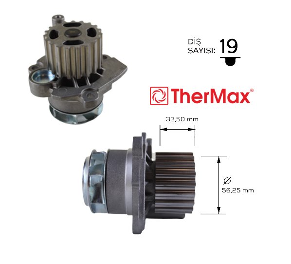 DEVİRDAİM CADDY-GOLF 5-JETTA-PASSAT-POLO-TRANSPORTER T5-FABIA-OCTAVIA-IBIZA 1.9TDI(AXB-BJB-BXE) (T) (04-10)