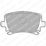 Arka Fren Balatası-Kablosuz-  (Vw Caddy 04-11  Golf 04-14  Audı A3 04-13  Seat Leon 06-13  Skoda Octavıa 04-13)