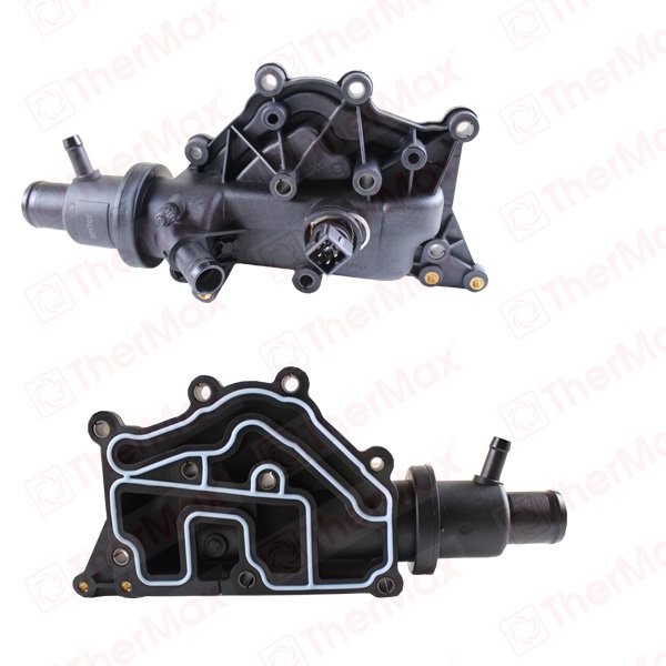 TERMOSTAT (KOMPLE) MÜŞÜRLÜ CLIO II 1.4 16V-1.6 16V 98=> LGN II 1.6 16V 01=> (TAHLİYE BORULU)