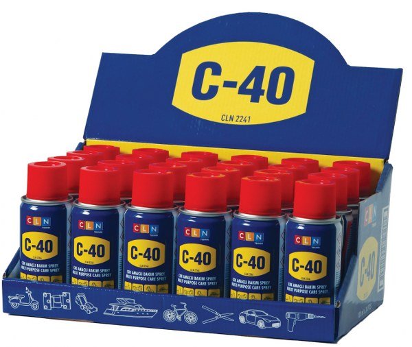 C-40 ÇOK AMAÇLI BAKIM SPREYİ 400 ml.