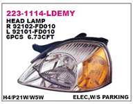 ON FAR SAG MOTORLU SARI KIA RIO 03