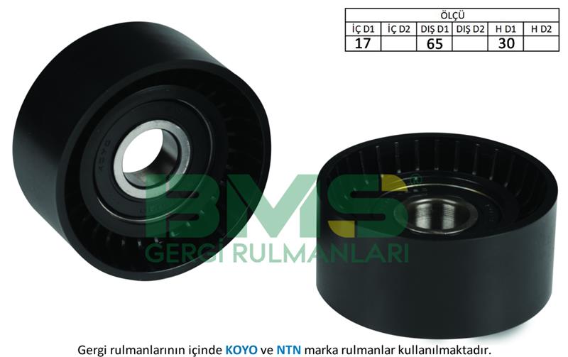 ALTERNATÖR GERGİ RULMANI 145-146-147-155-156-166-GTV-SPIDER 1.4-16V-1.6 16V-1.8 16V-1.9JTD-92=>