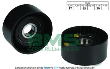 ALTERNATÖR GERGİ RULMANI 145-146-147-155-156-166-GTV-SPIDER 1.4-16V-1.6 16V-1.8 16V-1.9JTD-92=>