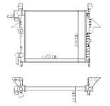 SU RADYATORU MEKANİK ( RENAULT : TWINGO 1.2 93 ) 430×378×23