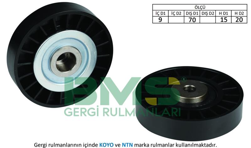 ALTERNATÖR GERGİ RULMANI CLIO II 1.4-1.6 (98-05) KANGOO 1.4 (97-) EXP 1.4 97=>