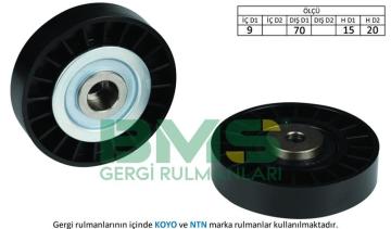 ALTERNATÖR GERGİ RULMANI CLIO II 1.4-1.6 (98-05) KANGOO 1.4 (97-) EXP 1.4 97=>