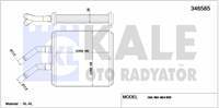 KALORIFER RADYATORU KIA RIO 2000 2005
