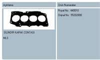 SILINDIR KAPAK CONTASI ( FIAT : DOBLO / ALBEA / PALIO / GRANDE PUNTO / LINEA 1.4 8 / 16V )