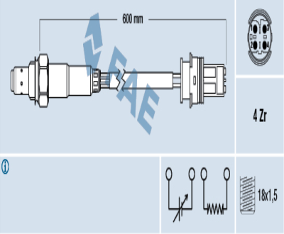 OKSIJEN SENSORU BMW 1-E87/3-E90 / X3-E83/ Z4-E85