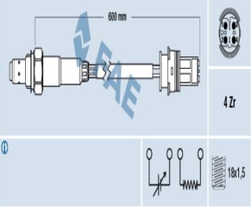OKSIJEN SENSORU BMW 1-E87/3-E90 / X3-E83/ Z4-E85