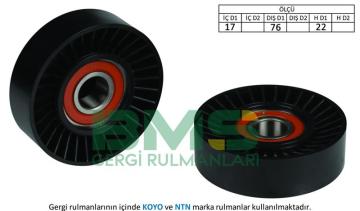 ALTERNATÖR GERGİ RULMANI ACCENT ERA 1.5 CRDİ 06=>