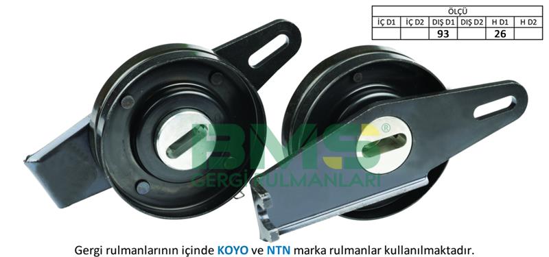 V KAYIS GERGI (ALTERNATOR) RULMANI BOXER JUMPER DJ5 DJ5T DJ5TED (97 00) / (NSK RULMANLI)