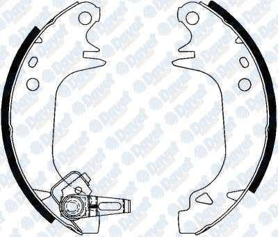 ARKA FREN BALATASI PABUC R9 R11 R5 P309 (DELIK 6,0mm)