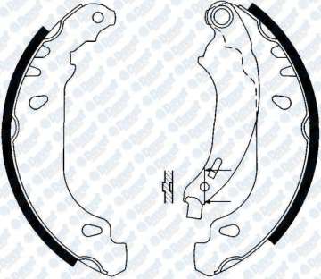 Arka Fren Balatası Pabuc Clıo Iı Symbol Logan Sandero 1,2 / 1,4 / 1,5 / 1,6 (Abs Sız)