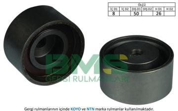 ALTERNATÖR GERGİ RULMANI CLIO II 2.0 16V (00-)-MEGANE 1.9DTI-2.0 16V-LAGUNA I-SCENIC I 1.9 TDI 96=>