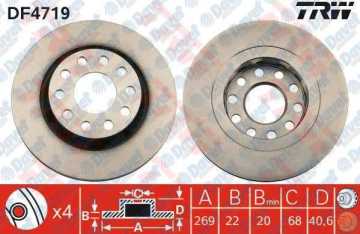 FREN DISKI ARKA A6 97-05 ALLROAD 02-05   ####